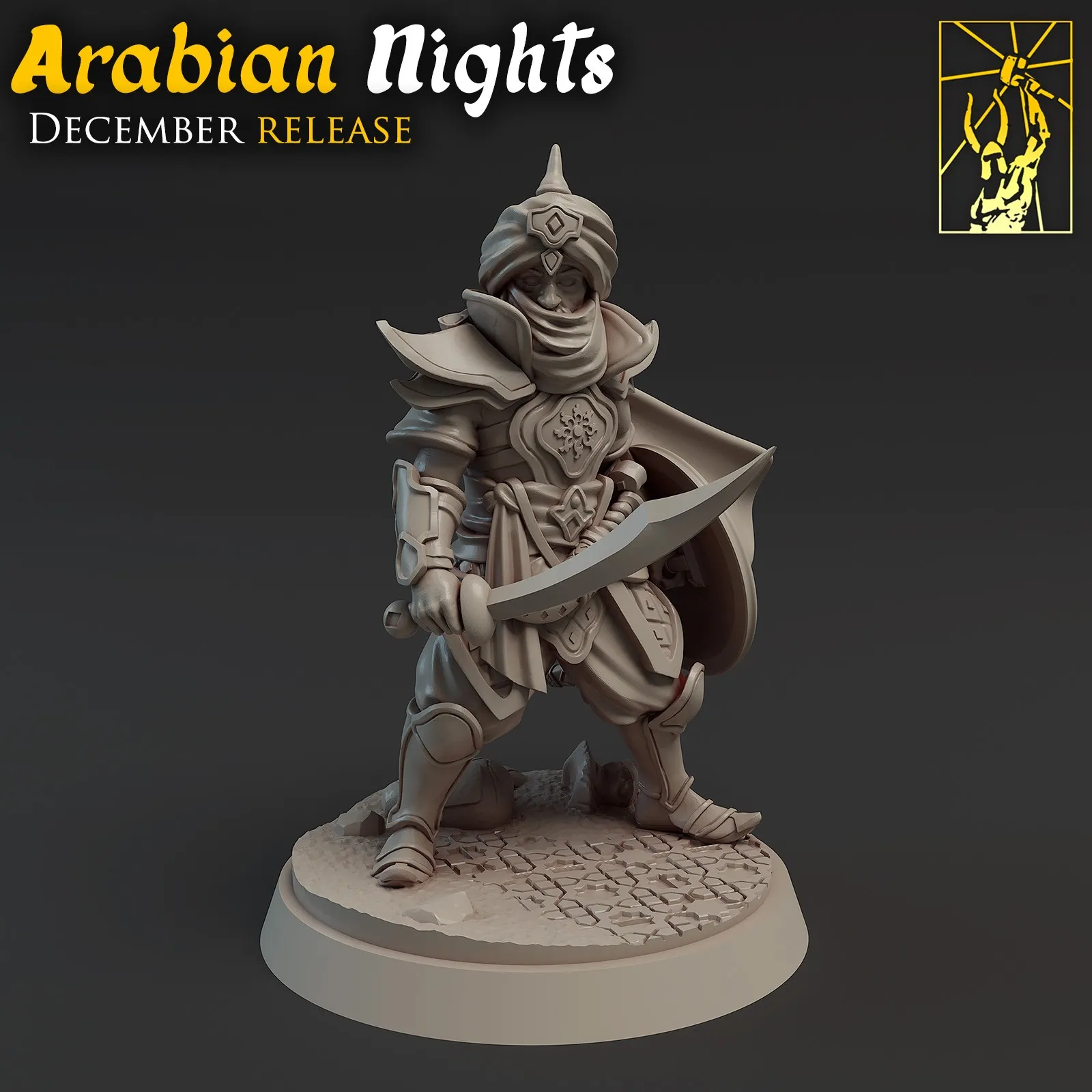 humano, guerreiro, arabe, deserto, areia
