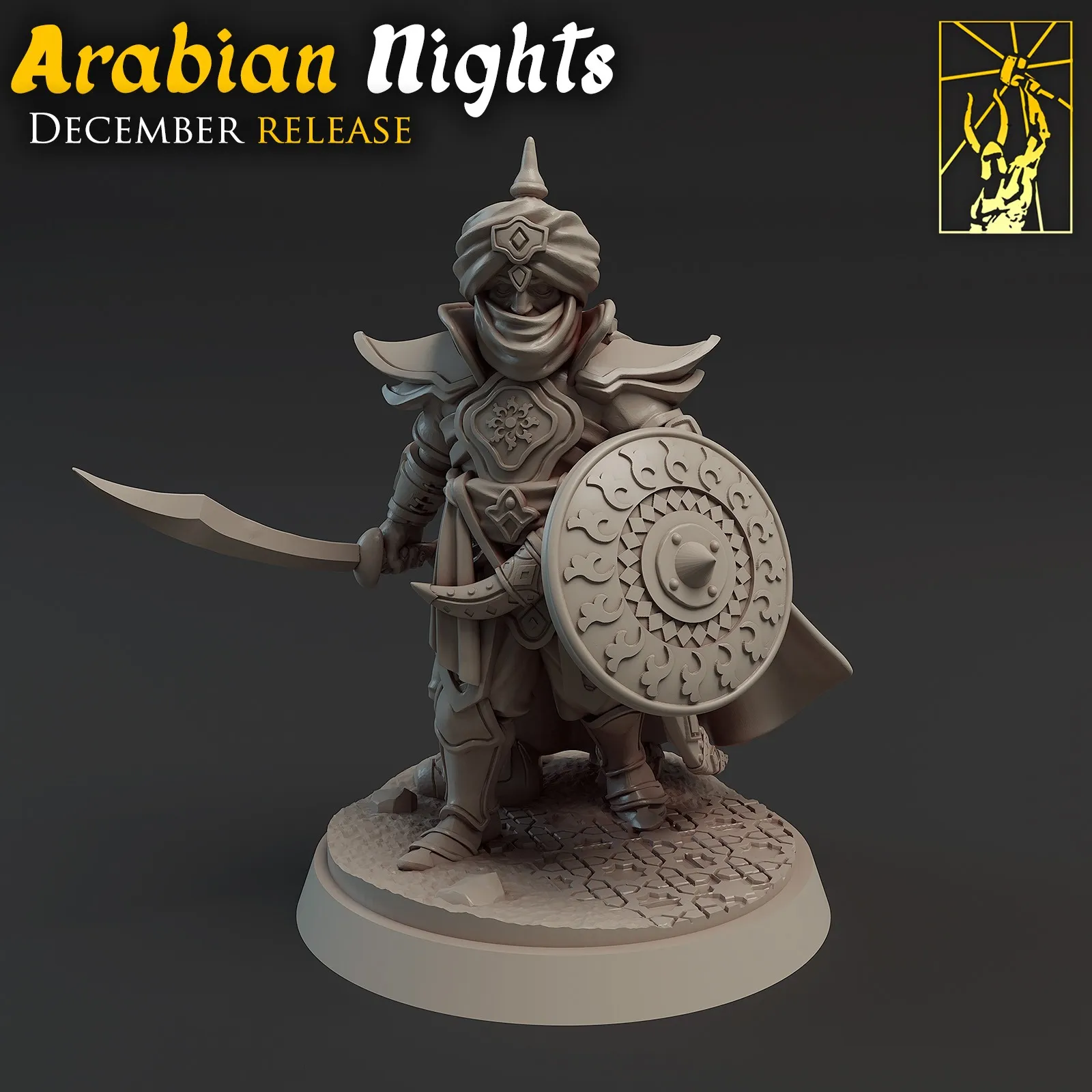 humano, guerreiro, arabe, deserto, areia