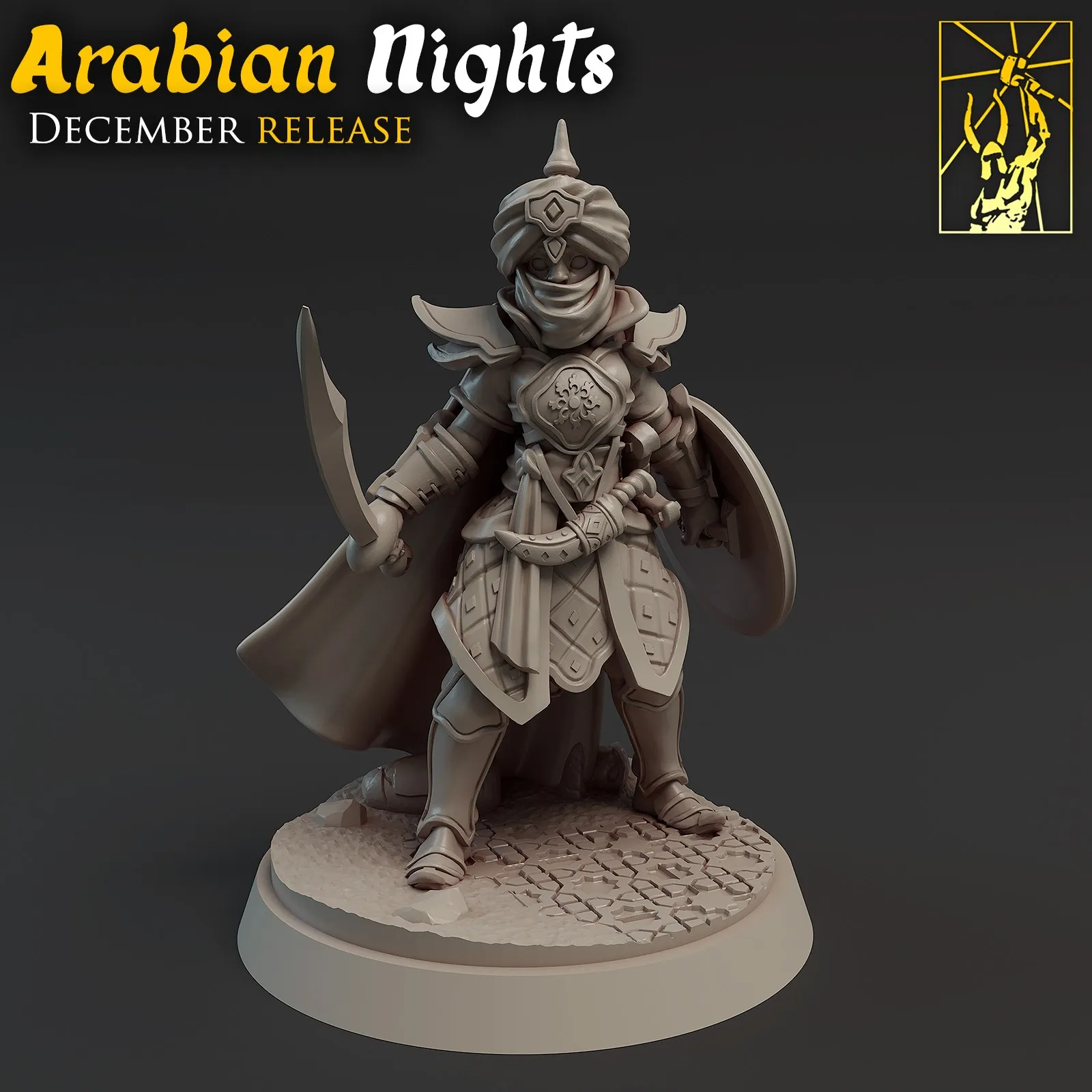 humano, guerreiro, arabe, deserto, areia
